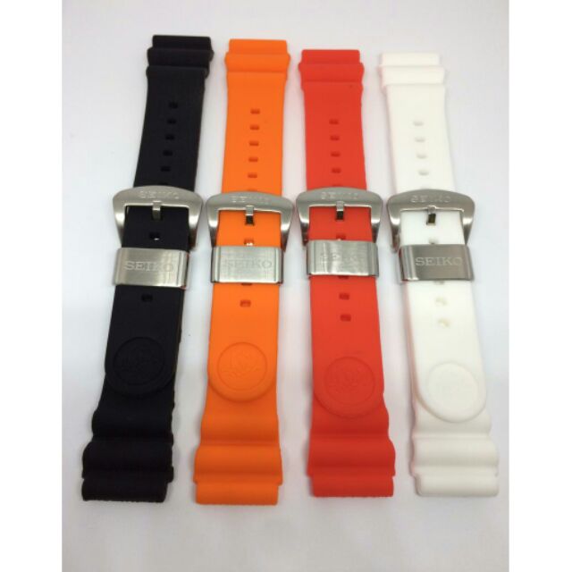 Seiko silicone hot sale strap 22mm