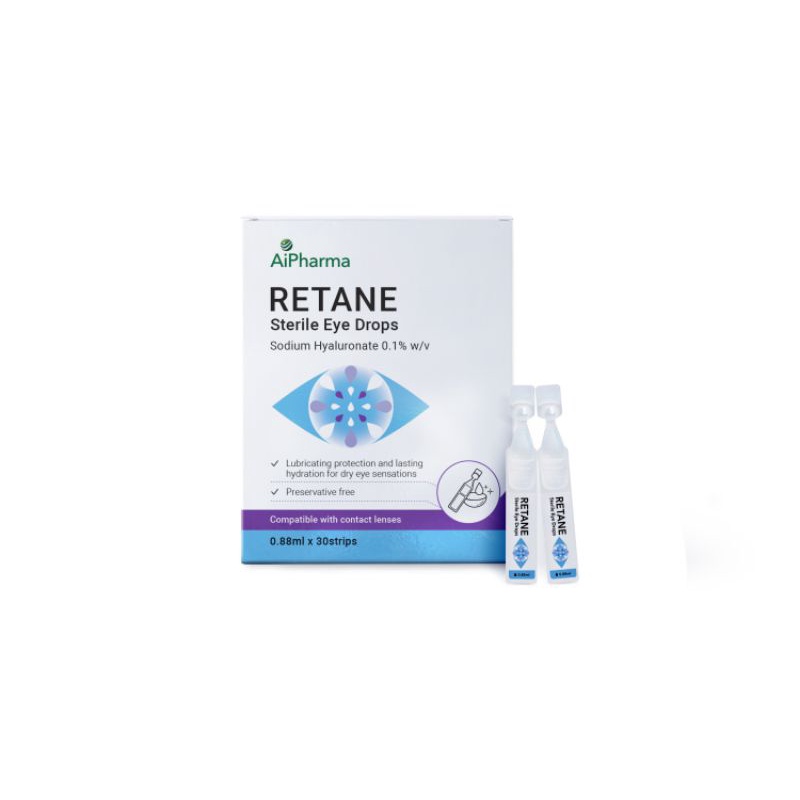 Aipharma Retane Sterile Eye Drops 0.88ml x 30`s | Shopee Malaysia