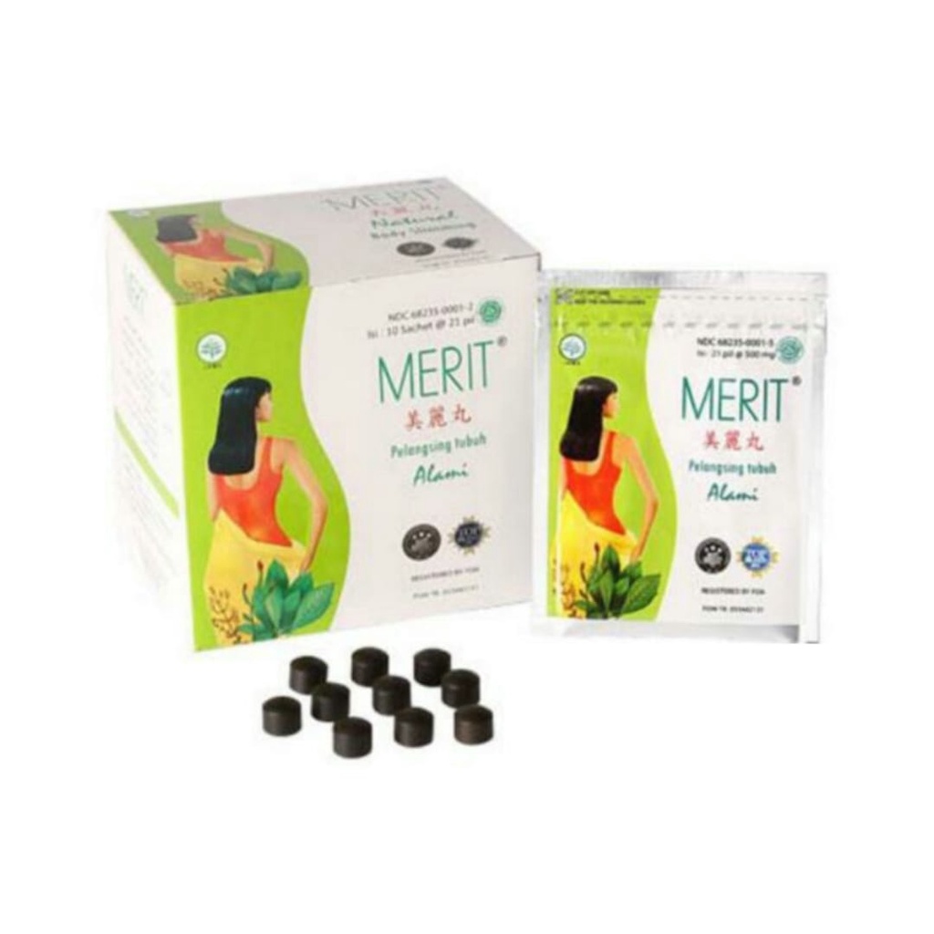 Merit Herbal Slimming Body (1 sachet 21 Pills) Shopee Malaysia