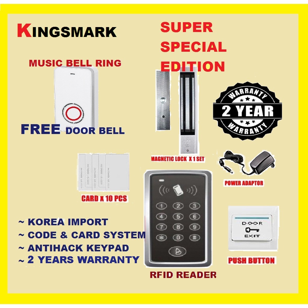 FULL SET !! FREE GIFT FREE GIFT ! DOOR ACCESS SYSTEM SECURITY ACCESS ...