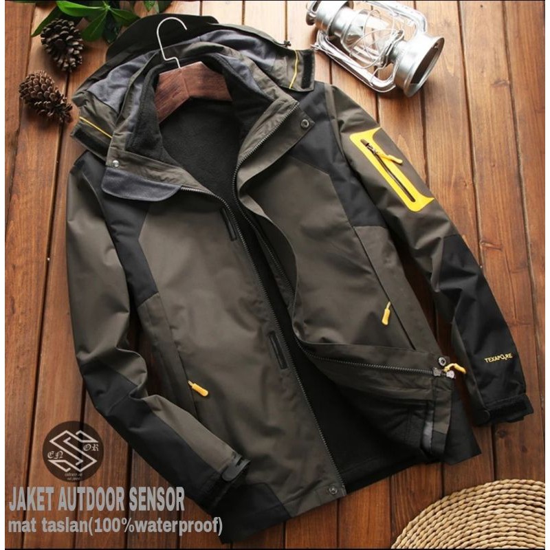 100% ORIGINAL SENSOR WATERPROOF OUTDOOR JACKET | Shopee Malaysia