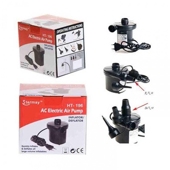 Portable Electric Pump Inflatable Swimming Pool Bed Ball Float Electric