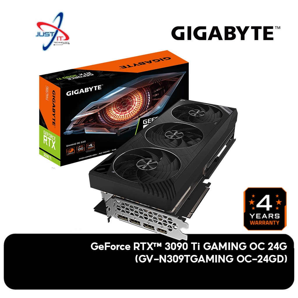 GIGABYTE GV-N309TGAMING OC-24GD RTX3090 TI GAMING OC 24GB GDDR6X 384BIT ...