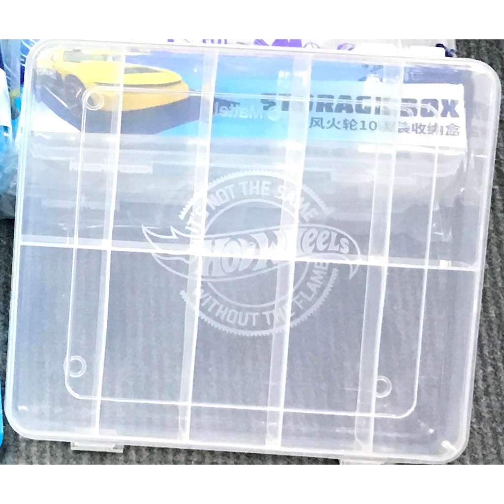 Storage Box Hot Wheels 164 scale Toy Cars Plastic case x10 Pocket