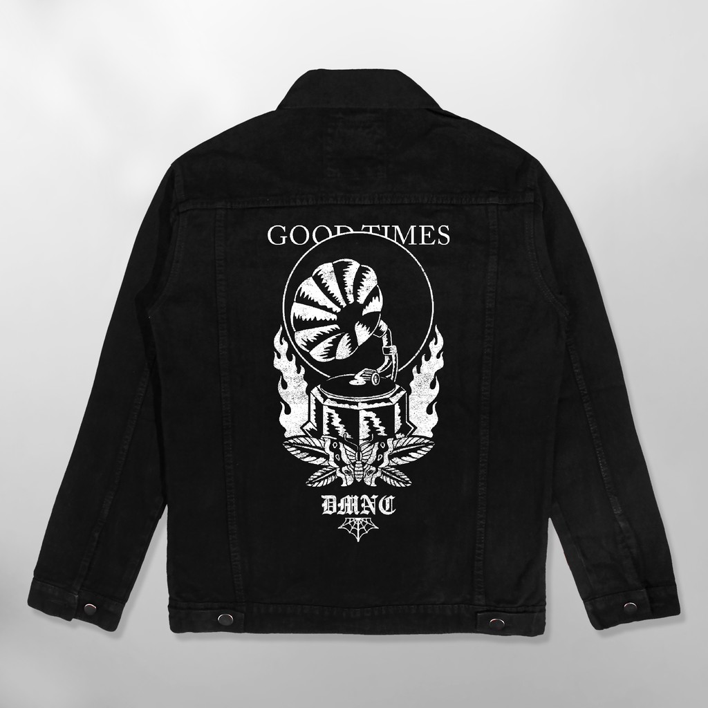Dmnc Good Times Denim Jacket - Unisex | Shopee Malaysia