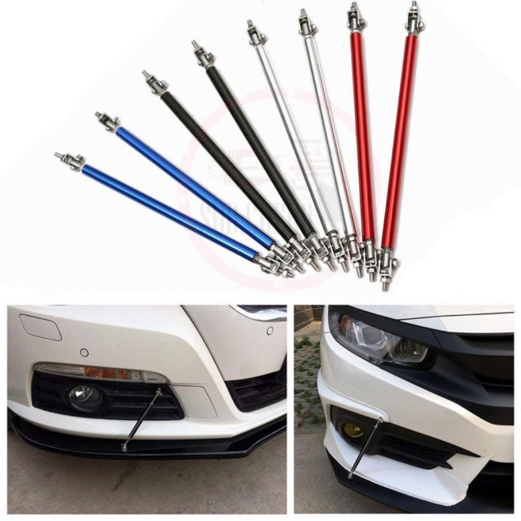 BERTDOMD 2pcs Splitter Rod Car Front Bumper Lip Splitter Front Bumper Lip Splitter Strut Rod