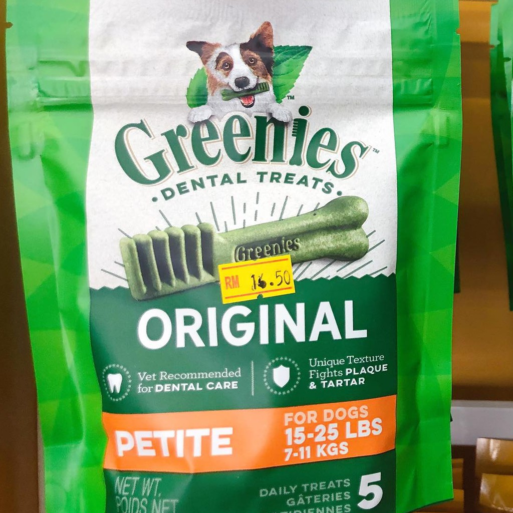 (BUY 1 FREE 1 ) Greenies Original Dental Dog Treats 3oz/85g - Petite ...