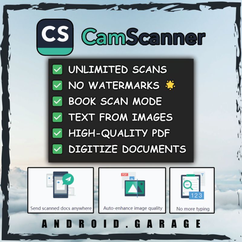 CamScanner Gold Premium PDF Scanner 📄 No Watermark [Android] Shopee Malaysia