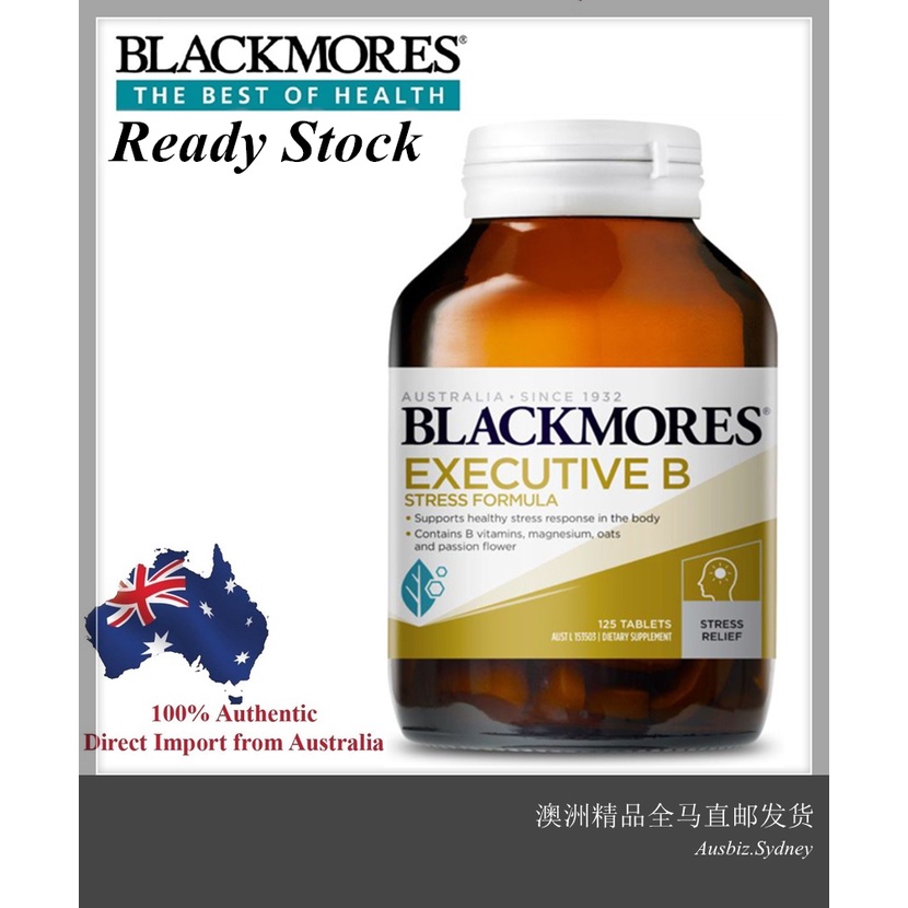 [Ready Stock EXP 06/2025] Blackmores Executive Vitamin B Stress