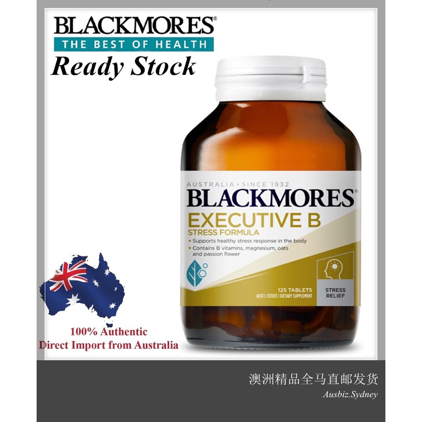 [Ready Stock EXP: 06/2025] Blackmores Executive Vitamin B Stress ...