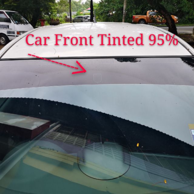 Car Windscreen Sticker Tint Tinter Tinted Front/Rear (150cmx19cm) axia ...