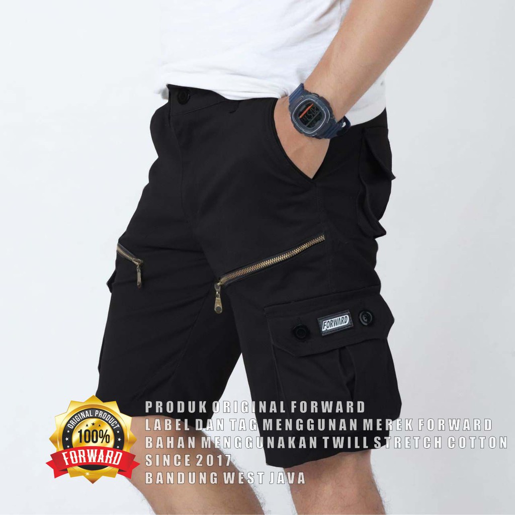 Pdl Men's Cargo Short Pants Original Forward System | Shopee Malaysia
