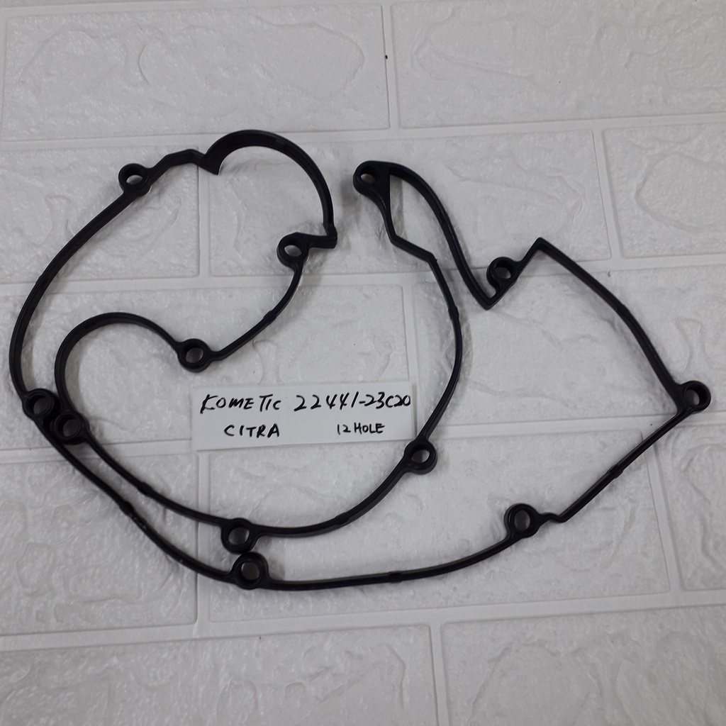 (1PCS KOMETIC 22441-23C20) (12 SCREW HOLE MODEL) VALVE COVER GASKET FOR ...