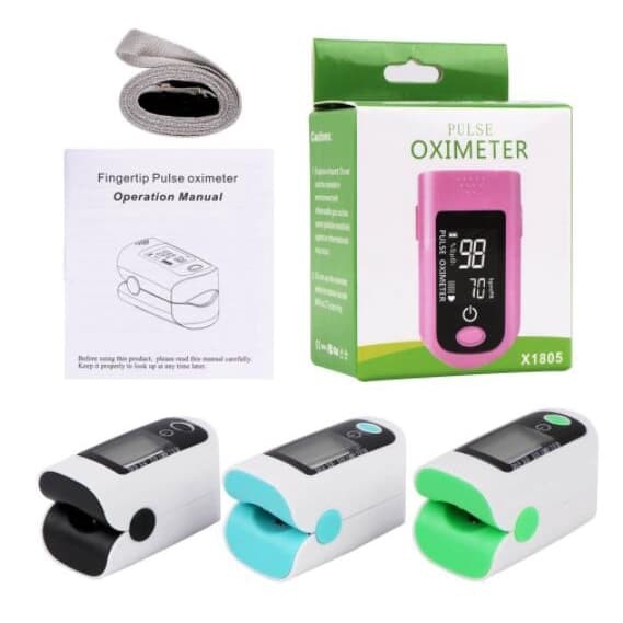 Blood Oxygen Monitor Finger Clip Pulse Oximeter Oxygen Saturation ...