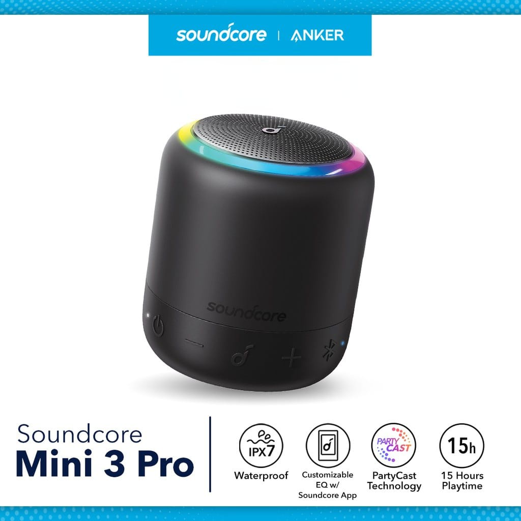 Anker SoundCore Mini 3 Pro Waterproof Bluetooth Speaker Power 6W