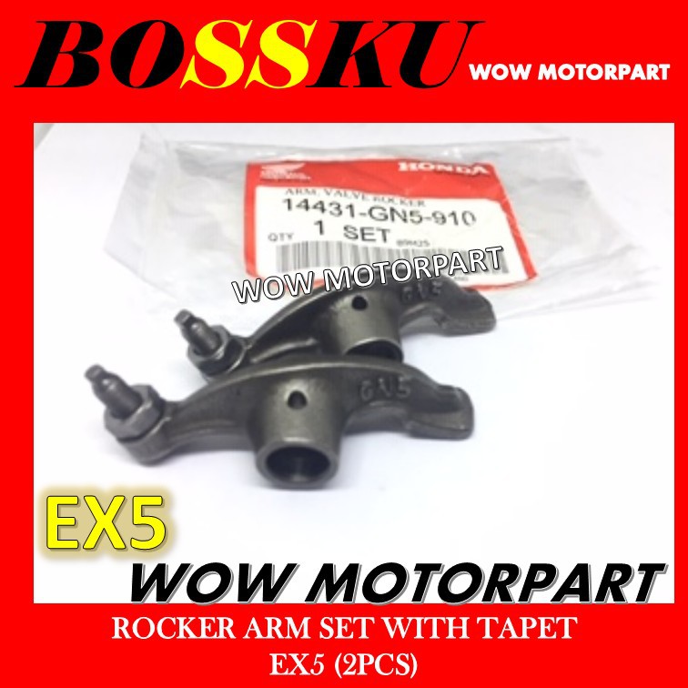ROCKER ARM SET 2PCS FOR HONDA EX5 WAVE100 DREAM USE WITH TAPET VALVE ...