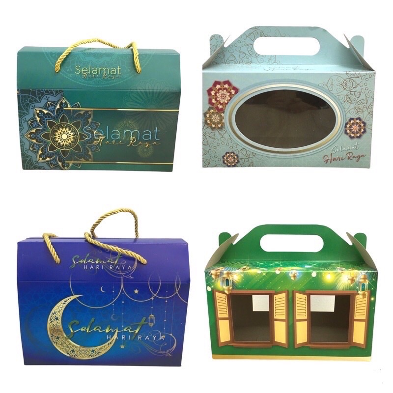 5s RAYA BOX WITH HANDLE RAYA GIFT BOX VARIETY DESIGN HARI RAYA ...