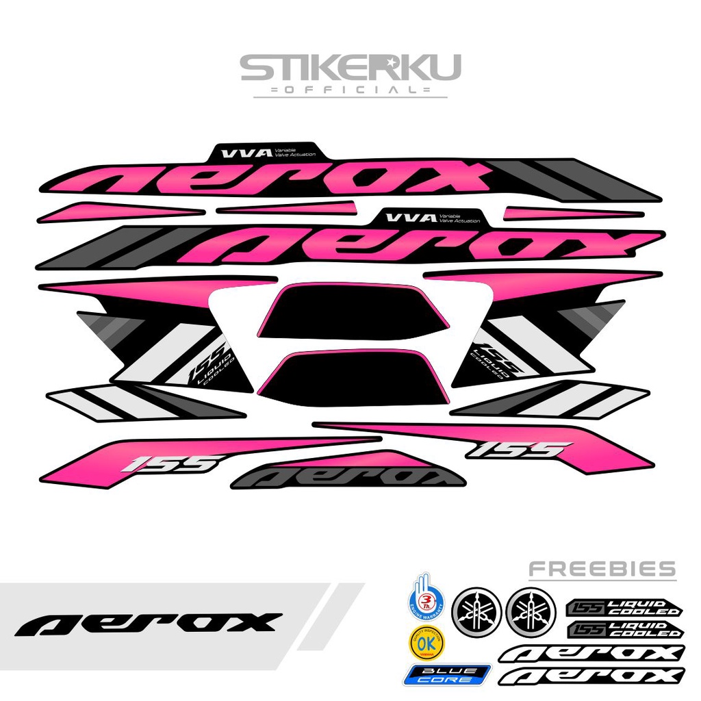 Striping AEROX 155 CONNECTED NEW/STICKER AEROX 155 CONNECTED/STICKER ...