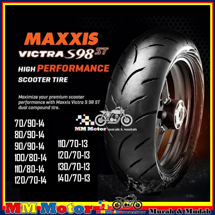 Maxxis Victra S St High Performance Scooter Tire Tayar Khusus Moto