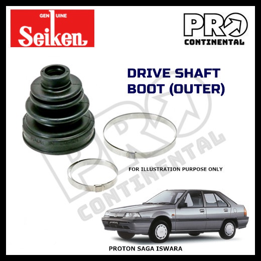 SEIKEN PROTON SAGA ISWARA DRIVE SHAFT CV JOINT BOOT COVER (OUTER
