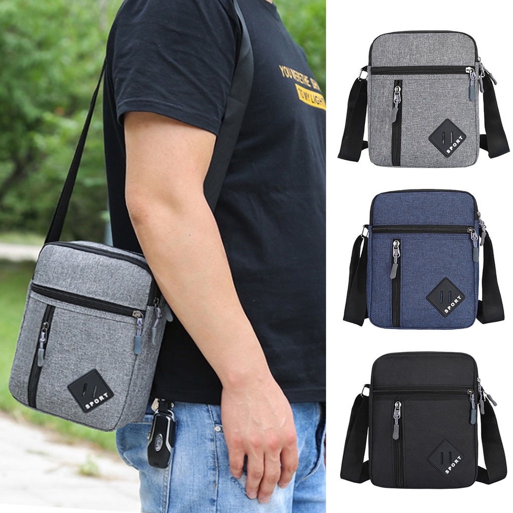 Men's Messenger Bag Crossbody Shoulder Bags Men Small Sling Pack For ...