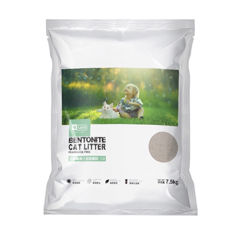 Yee cat litter bentonite big bag cat litter soil sand mixed lowdust dustfree cat litter