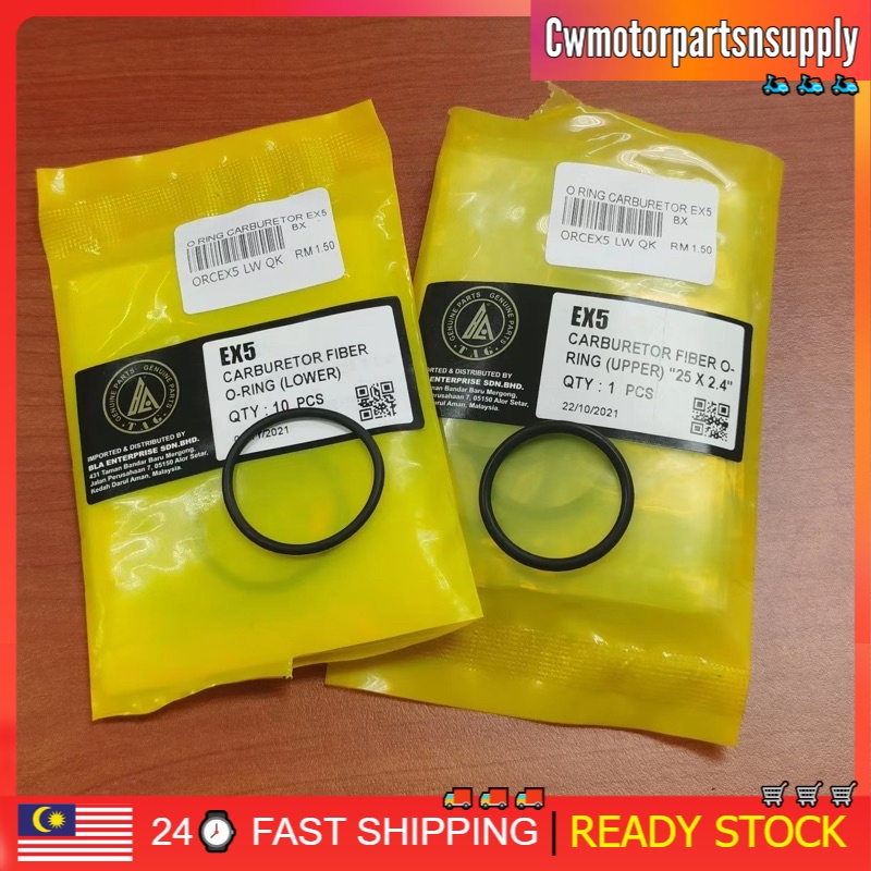 EX5 INTAKE PIPE ORING CARBURETOR O RING CARB ORING CARB FIBER ORING