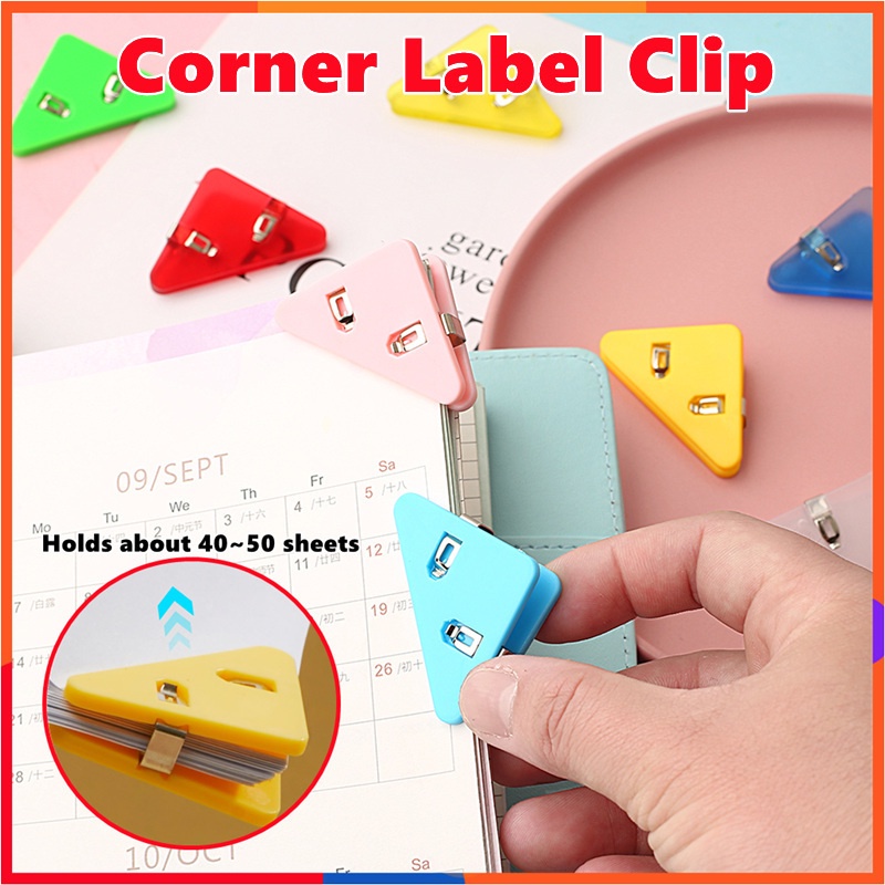 6/12Pcs Corner Label Clip Suitable For Snacks Photos Files Desktop ...