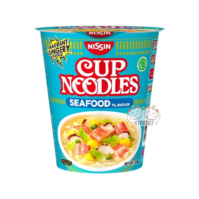 Nissin Cup Noodles Seafood Flavour | Shopee Malaysia