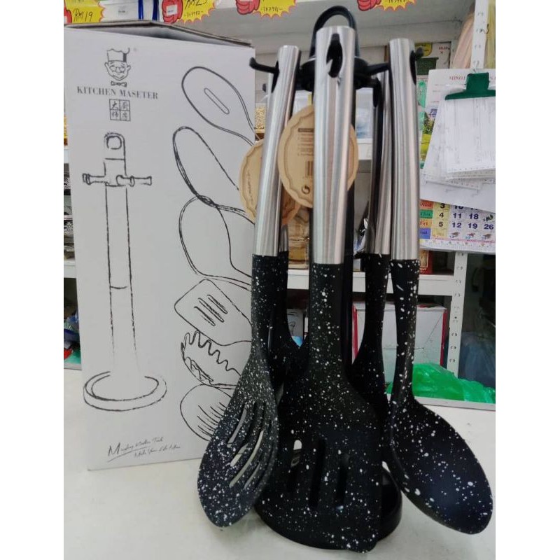 SET SENDUK HITAM + Stand 6PCS ️ | Shopee Malaysia