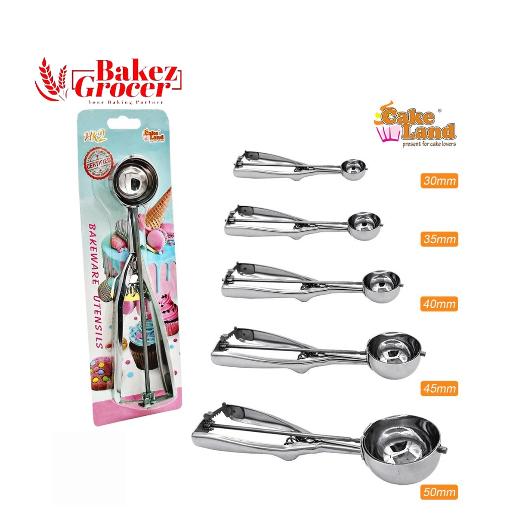 Stainless Steel Ice Cream Scoop 35 mm Shopee Malaysia