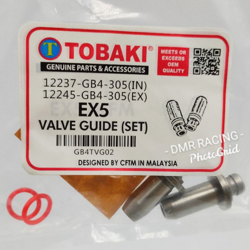 EX5/LC135 TOBAKI Valve Guide Set 1 pack 2pcs Shopee Malaysia