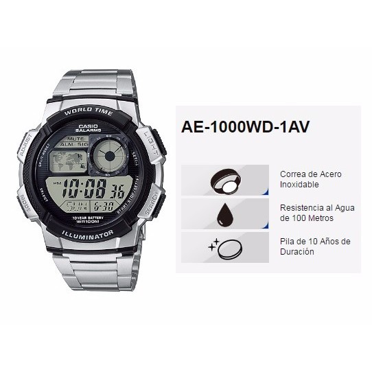 100 Original AE1000WD 1A Digital Men Watch AE 1000WD AE1000WD Shopee Malaysia