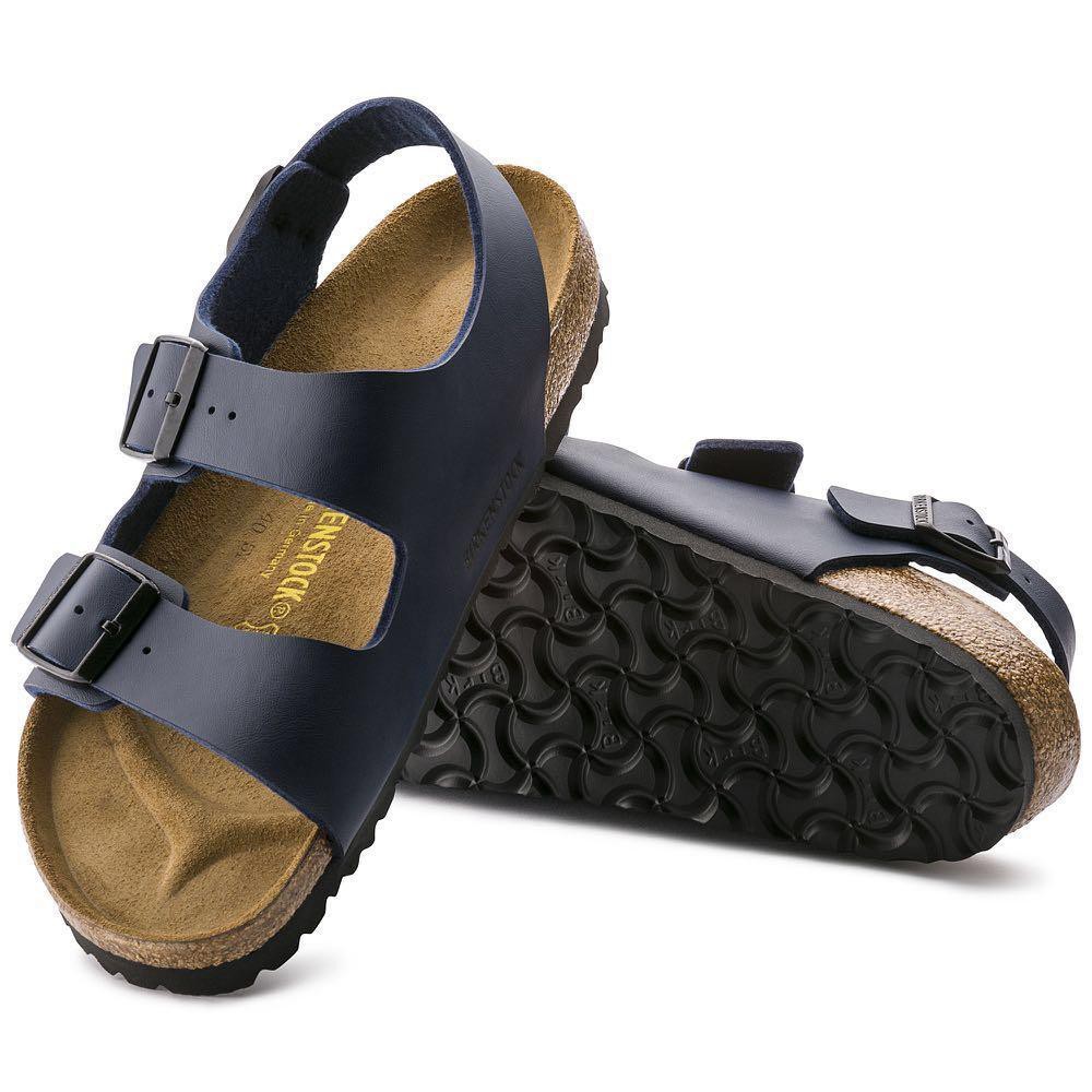 Birkenstock Milano Navy Blue Shopee Malaysia