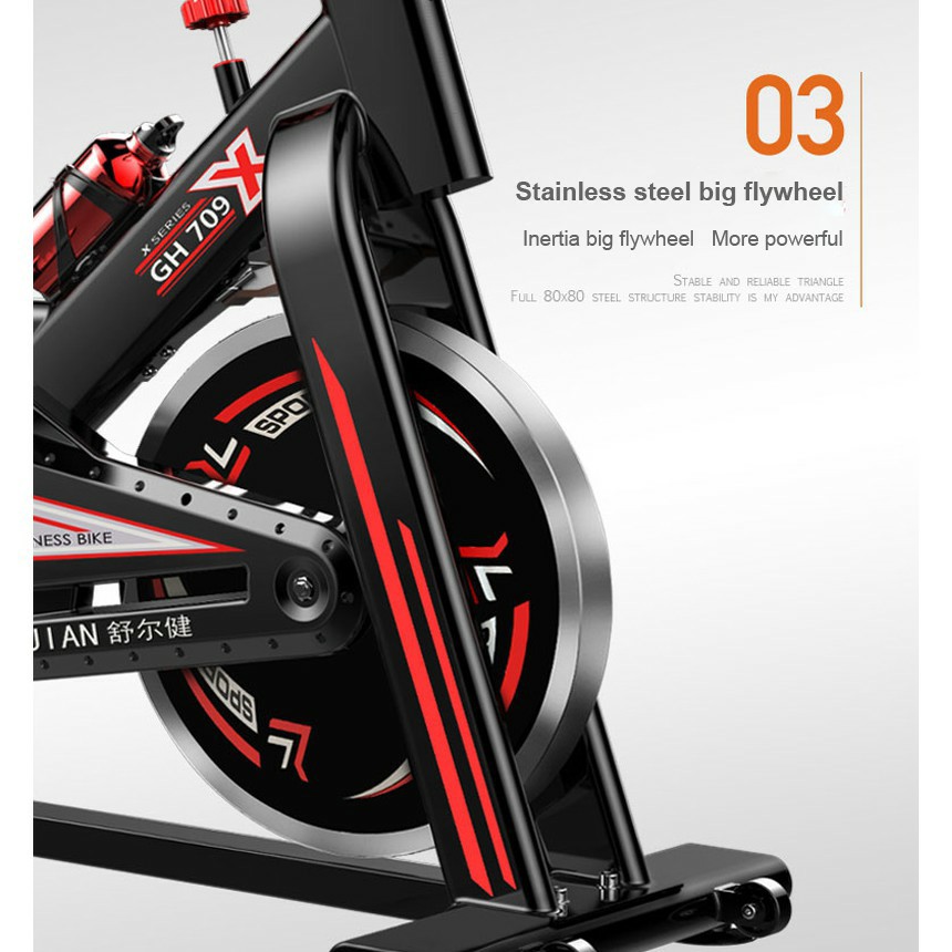 Ready Stock Luxury Dynamic Gym Fitness Bike Spinning Bicycle GH 709 Cycling Exerciser Indoor Sport Workout Shopee Malaysia