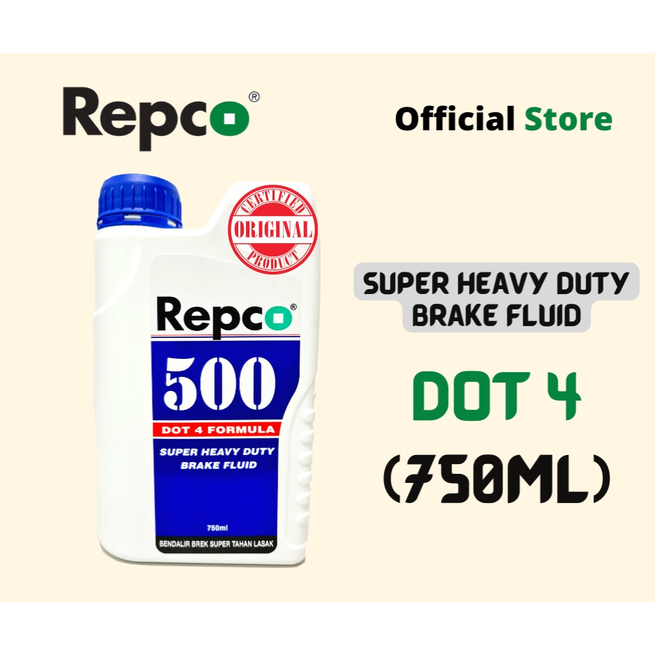 Repco® 500 Dot 4 Brake Fluid (750ml) Shopee Malaysia