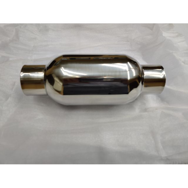 Hot Bits Stainless Steel Car Exhaust Resonator 2 x 9 inches Shopee