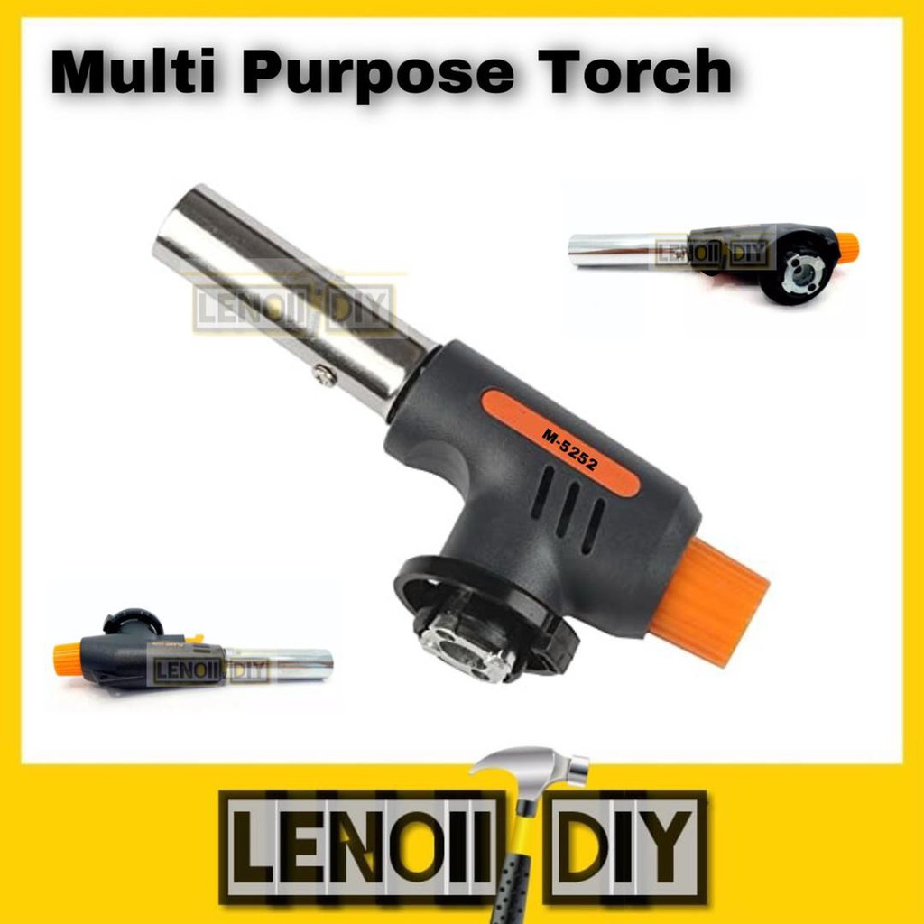 MARKSMAN Camping Gas Torch Butane Burner Welding Fire Maker Flame Gun