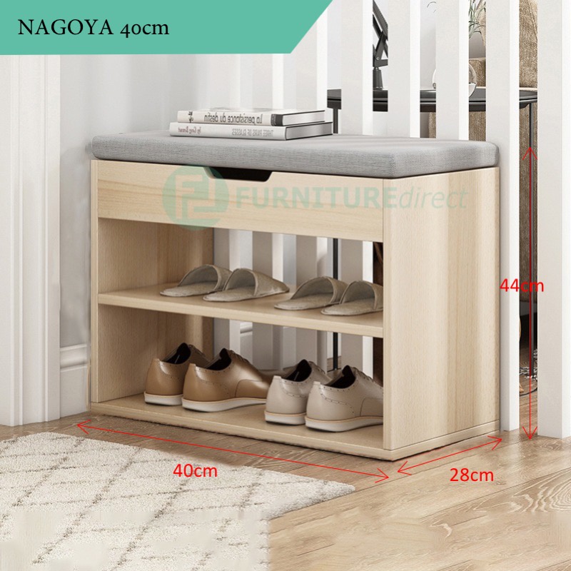 Rak kasut IKEA PHILIP space saver 3 doors shoe cabinet rak kabinet kasut kayu bertutup Shopee Malaysia