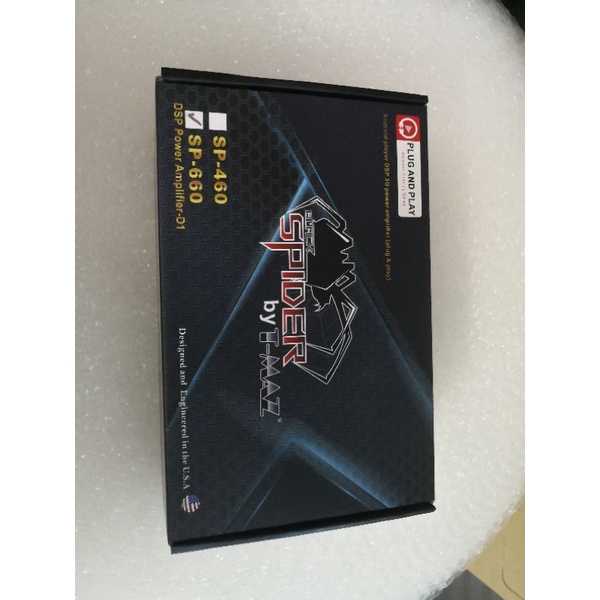 T-MAZ BLACK SPIDER ANDROID PLAYER DSP 3D POWER AMPLIFIER (PLUG & PLAY ...