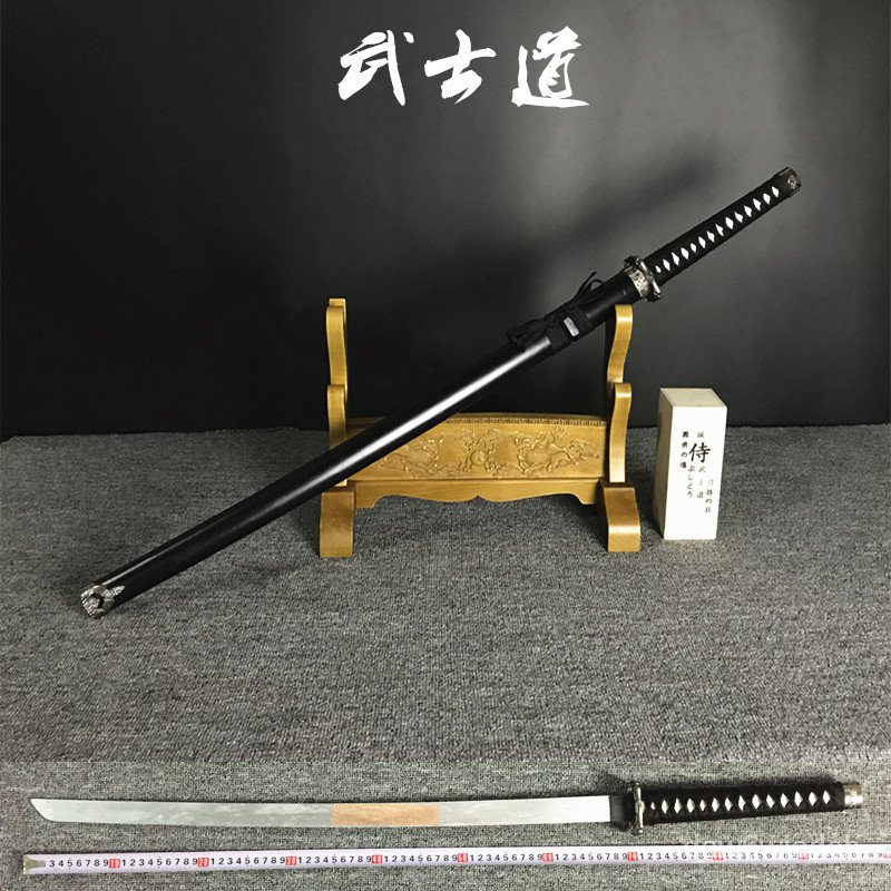 Dengan Sarung Tangan Jepun Pisau Kayu Prop Samurai Kayu