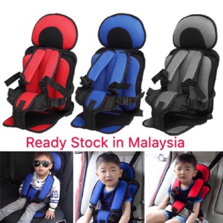 Portable thickened baby outlet child safety car seat