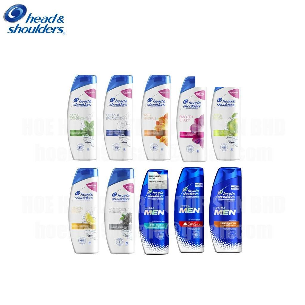 Head & Shoulders Anti Dandruff Hair Shampoo Cool Menthol Hairfall ...