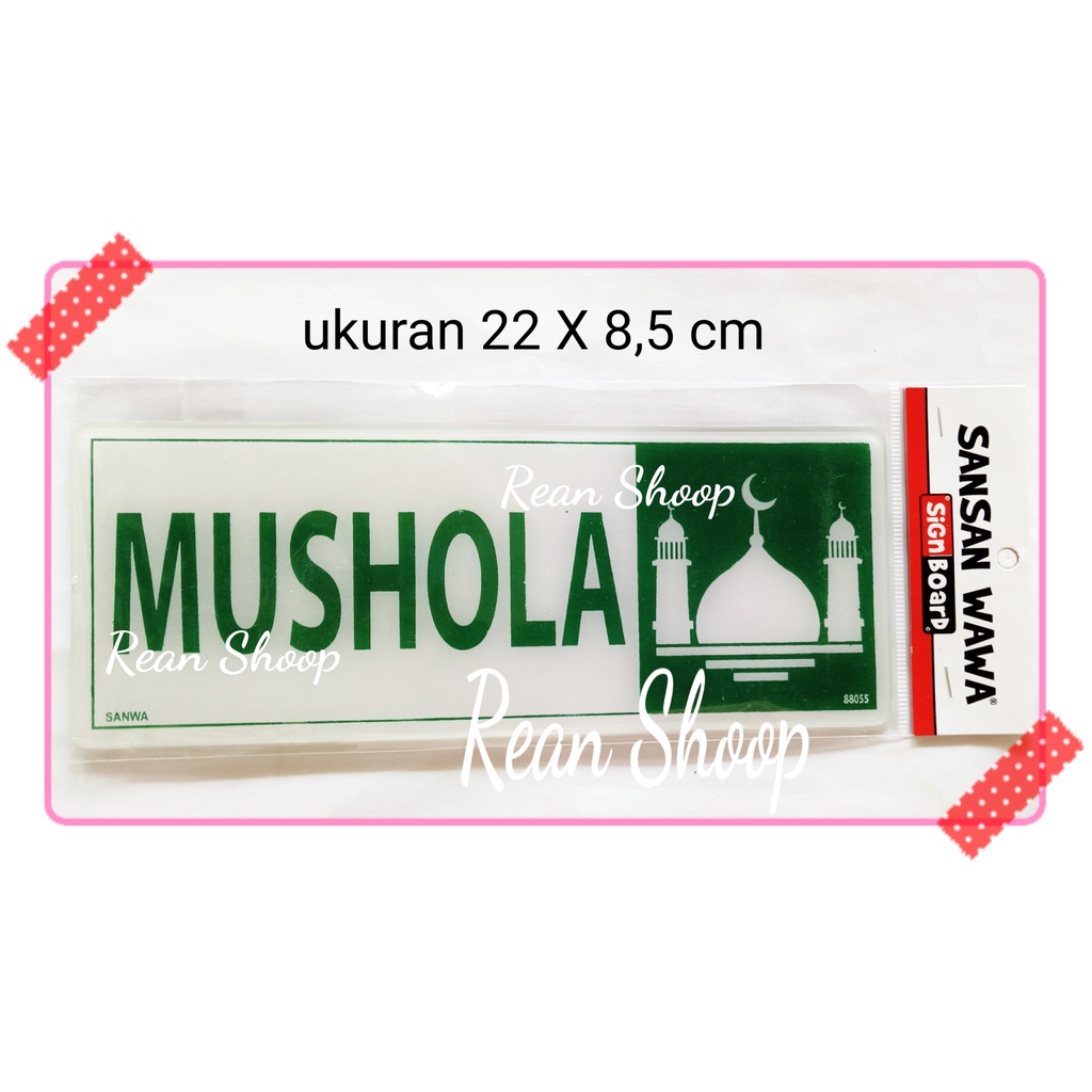 Sign board sign label acrylic acrylic sign board MUSHOLA | Shopee Malaysia