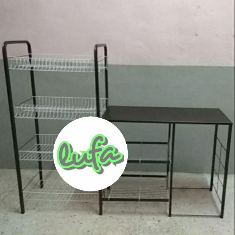 stove rack dish rack gas rack plate rack rak pinggan rak dapur meja ...