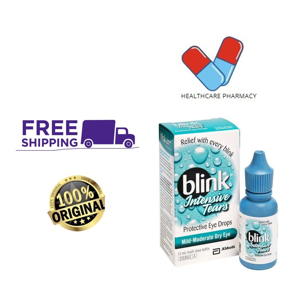 BLINK INTENSIVE TEARS PROTECTIVE EYE DROPS (10ML) | Shopee Malaysia