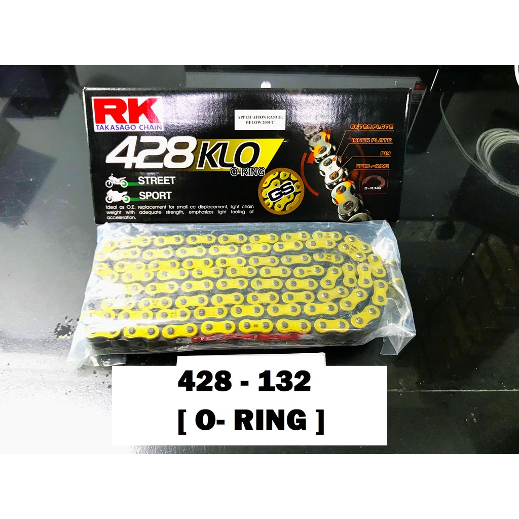 RK SPROCKET SET YAMAHA R15 V3 MT15 O-RING GOLD CHAIN TAKASAGO 100% ...