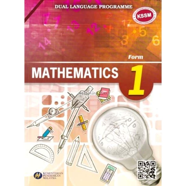 [BS] Buku Teks : DLP Mathematics Form 1 (English Version) | Shopee Malaysia