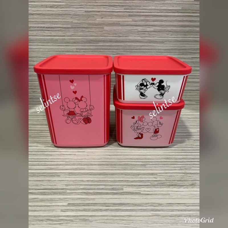 Tupperware disney square set(3) | Shopee Malaysia