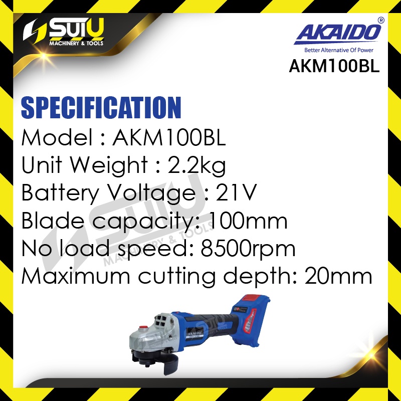 Cordless Angle Grinder 20V,8500RPM Brushless Motor, Djibouti